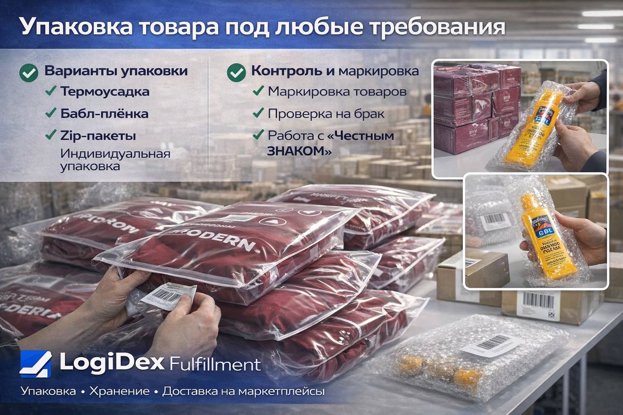 Упаковка товара для маркетплейсов — варианты и контроль качества